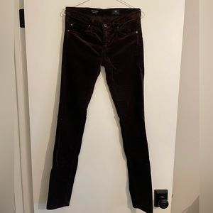 AG The Legging Velvet Pants